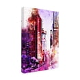 thumbnail image 2 of Trademark Fine Art 'NYC Watercolor Collection - Life is Pink' Canvas Art by Philippe Hugonnard, 2 of 3