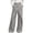 Gray, variant on Womens Casual Linen Wrap Pants Thai Fisherman Yoga Beach Hippie Lightweight Gauze Loose Pant Summer Business Casual Trousers,Gray 2XL