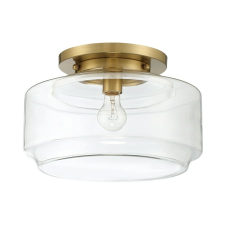 

Craftmade X3114 Peri 14 Wide Flush Mount Ceiling Fixture - Brass