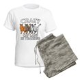 thumbnail image 5 of CafePress - Crazy Cat Lady Women's Light Pajamas - Women's Short Sleeve Print T-Shirt and Pants Light Cotton Pajama Set, 5 of 7