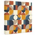 thumbnail image 2 of Ships Next Day Canvas Wall Art 12"x12",Yellow Orange Navy Blue Wood Framed Canvas Print Painting,Middle Century Beige Modern Geometric Ready to Hang Picture Wall Decor for Kitchen Dining Room Office, 2 of 9