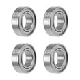 thumbnail image 1 of Rodamientos de bolas MR137ZZ Z2 7mmx13mmx4mm Doble sellado de acero cromado 4pcs, 1 of 4