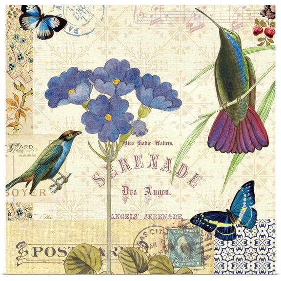 Great BIG Canvas | Rolled Alain Pelletier Poster Print entitled Blue Notes II