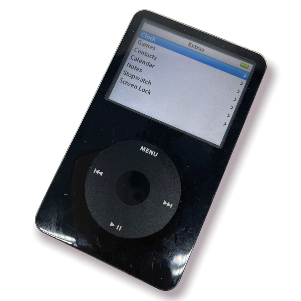 Apple iPod Classic 5th Gen Black 30GB MA446LL/A AAC WAV MP3 Video Player 