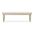 thumbnail image 2 of St. Charles Chenille Accent Bench - Dove Gray, 2 of 10