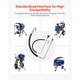 thumbnail image 2 of VEVOR Suction Hose Tube and Reflux Line Sets, Aluminum Alloy an Rubber Suction Hose and Reflux Line Set, Paint Sprayers Tool Part, Compatible with Multiple Airless Spraying/Line Painting Machine, 2 of 9