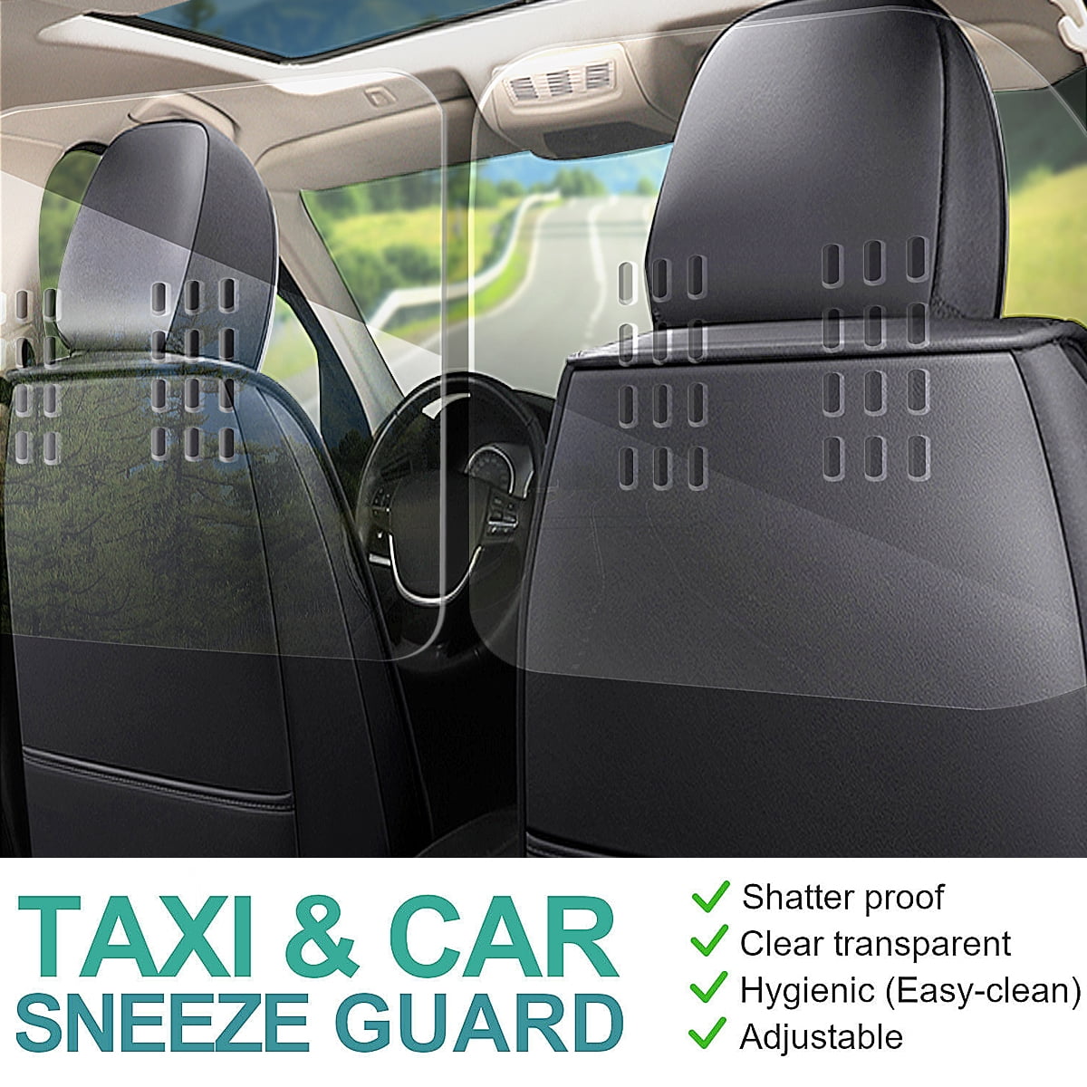 diy sneeze guard for car