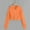 Orange, variant on IVEYRTF Girls Hooded Crop Sweatshirt Long Sleeve Pullover Tops with Pocket Casual Fall Winter Jacket Outerwear for Teen Youth Kids(Light Blue,11-12 Years)