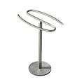 thumbnail image 4 of Hand Towel Stand Watch Holder Space Saving Rustproof Antiskid Bottom Height 31cm Versatile for Vanity Countertop Accessories Silvery, 4 of 8
