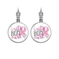 thumbnail image 1 of Caring For Breast Theme Accessories Breast Awareness Womens Earrings Ear Hooks, 1 of 1