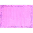 thumbnail image 1 of Ahgly Company Indoor Rectangle Solid Purple Modern Area Rugs, 5' x 7', 1 of 4