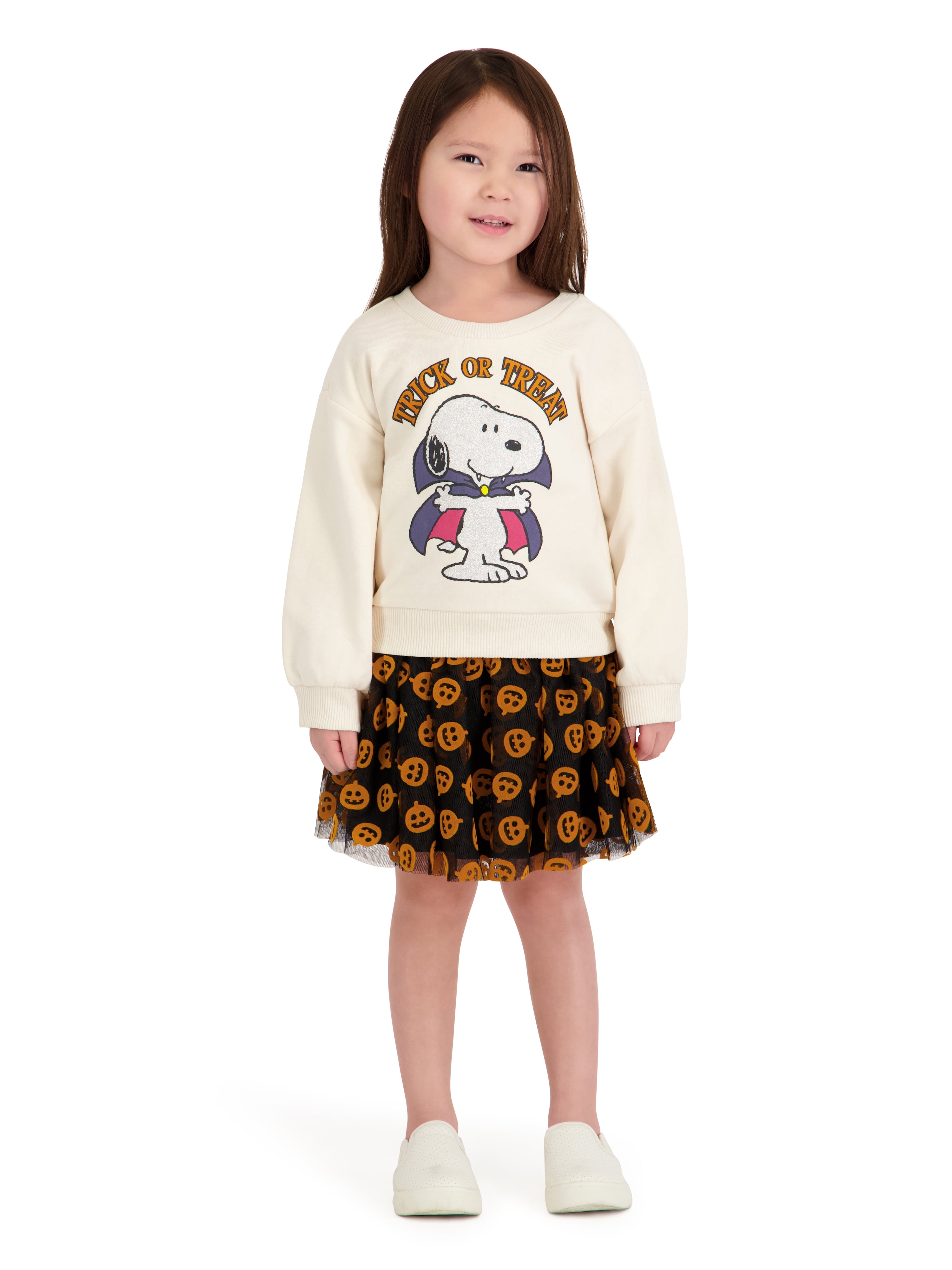Snoopy Toddler Girls 3 Piece Tutu Skirt Set, Sizes 12M-5T