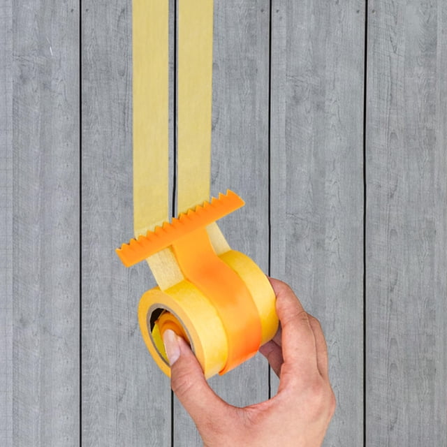 Aplicadores de cinta adhesiva, herramienta de decoración, dispensador de cinta manual, máquina de papel texturizado fácil de usar para huecos Macarena Aplicador de enmascaramiento