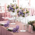 thumbnail image 6 of 4Pcs Peonies Artificial Flowers,Small Silk Flowers Fake Peonies Bouquet Rose Flower Arrangement Table Centerpiece for Wedding Party Home Decoration (Purple), 6 of 7