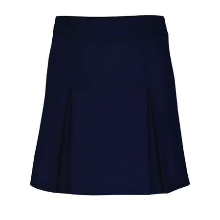 Cheerleaders Uniform Skirts - Real School School Uniform Pleat Front Scooter Skirt (Big Girls Plus)