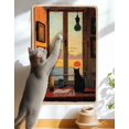 thumbnail image 1 of Alfombrilla rascador de sisal para gatos, 23.6 x 15.7 pulgadas, protege la alfombra del sofá y los muebles con cinta de velcro, almohadilla rascador para gatos en el piso y la pared, 1 of 9