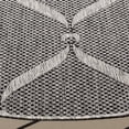 thumbnail image 4 of SAFAVIEH Beach House Rosheen Geometric Indoor/Outdoor Area Rug, Charcoal/Gray, 6'7" x 6'7" Round, 4 of 15