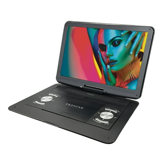 ProScan 13.3" Swivel Portable DVD Player Black