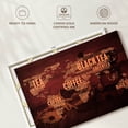thumbnail image 6 of Elephant Stock Coffee And Tea World Map Wall Art - Horizontal Canvas Wall Art - Living Room Wall Decor - Inspirational And Typography Canvas - Red And Orange Decor - 45" x 30", 6 of 8