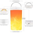 thumbnail image 4 of Flame effect light, flame effect LED light with remote control, USB charging, party flame effect LED candle light, room, false wall fireplace, Christmas decoration, Halloween decoration, 4 of 5