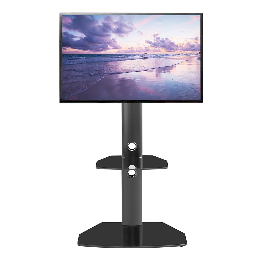 Lowestbest Adjustable Multi-Function Floor TV Stand, Tempered Glass LCD TV Stand for 32-55inch Lowestbest Adjustable Multi-Function Floor TV Stand, Tempered Glass LCD TV Stand for 32-55inch