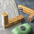 thumbnail image 2 of Wooden Soap Dish - Set of 2 Handmade Soap Holder for Shower Bathroom Kitchen & Sinks - Magnetic, 2 of 6