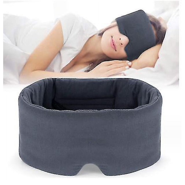Sleeping Mask For Men And Women, Side Sleeper Sleeping Mask,skin-friendly, Breathable Eye Mask, Sleeping Masks With Adjustable Velcro Fastener For Nig-HAPDEN