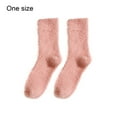 thumbnail image 6 of Happy Date Women Warm Super Soft Plush Slipper Sock Winter Fluffy Microfiber Crew Socks Casual Home Sleeping Fuzzy Cozy Sock, 6 of 8