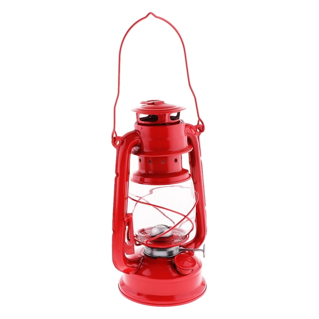 Faroles Ardientes de La Lámpara de Keroseno de Las Linternas Del 10inch con 3 Colores - Rojo Sunnimix Lámpara de aceite portátil