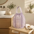 thumbnail image 6 of Portable Hanging Mesh Shower Caddy with External Pocket Sandproof Travel Tote Gym Camping Dorm Bathroom Toiletry Organizer for Men Women, 6 of 6