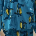 thumbnail image 6 of Gibobby Bamboo-Rayon 2-Piece Pajamas Boys Girls Matching Family Sleepwear Soft Cooling Cool-Touch Snug-Fit Lounge, CartoonBunny Print Holiday Jammies,Dark Green,6-12 Months, 6 of 7