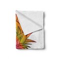 thumbnail image 2 of Pineapple Soft Flannel Fleece Blanket, Exotic Tropical Organic Fruit Hand-drawn Illustration in Gradient Energetic Color, Cozy Plush for Indoor and Outdoor Use, 50" x 60", Multicolor, by Ambesonne, 2 of 6