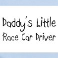 thumbnail image 2 of CafePress - Daddy's Little Race Car Driver Infant Bodysuit - Baby Light Bodysuit, Size Newborn - 24 Months, 2 of 4