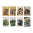 thumbnail image 5 of Paquete de pegatinas de la serie Nature Story para el manual de los niños, pegatinas creativas de papel con diseño retro de plantas, 60 piezas, 5 of 5