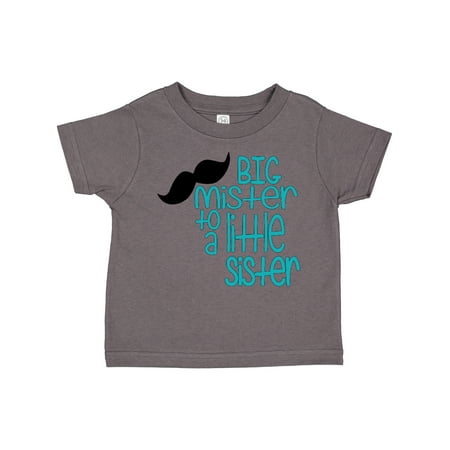 

Inktastic Big Mister to a Little Sister Gift Toddler Boy Girl T-Shirt