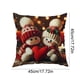 thumbnail image 3 of Christmas Pillow Covers 17.7x17.7 Inches Decorative Pillow Cases With Soft Fabric Hidden Zipper For Home Decor, 3 of 6