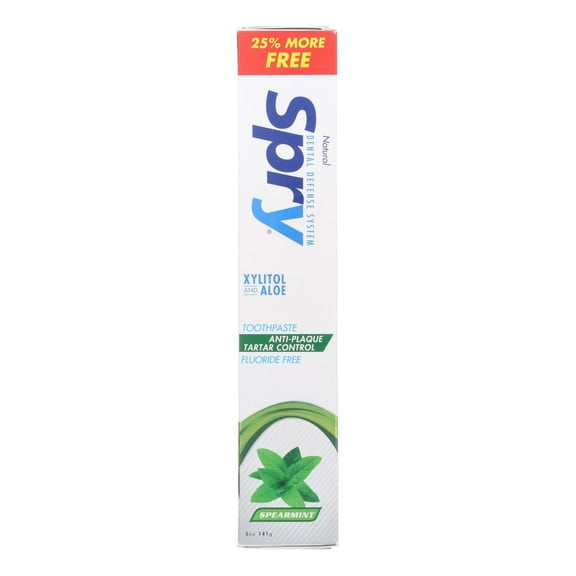 Spry Toothpaste - Spearmint - 5 oz