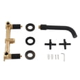 thumbnail image 2 of Hot And Cold Water Mixer Tap, Wash Basin Toilet Sink Faucet Wall Mounted  For Home, 2 of 8