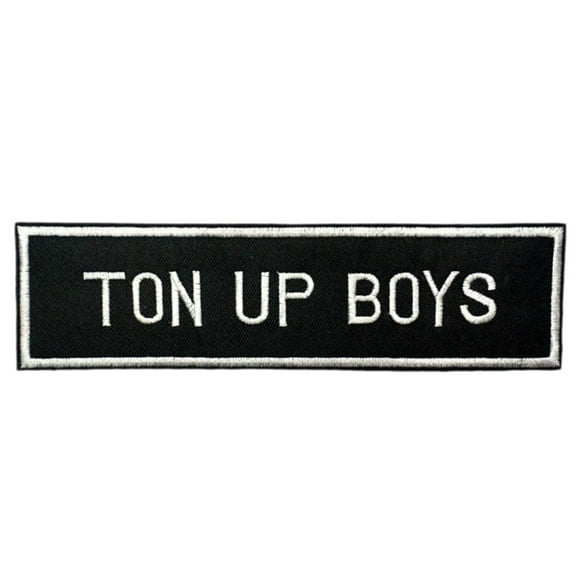 Ton Up Boys 4" W x 1.5" T Iron/Sew On Decorative Patch