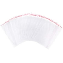 Rectangle Zip Lock Bags Resealable Bags Top Seal Thin Clear 22x15cm Unilateral Thickness: 1.2 Mil(0.03mm) about 100pcs/bag