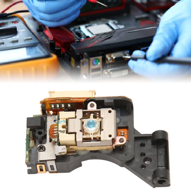 Tête d'Objectif de Lecteur DVD, Installation Facile Remplacement Pièces de Réparation Stables Tête d'Objectif de Lecteur DVD Compact pour Lecteur DVD 1200S