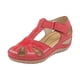 thumbnail image 2 of Sandalias de punta redonda con hueco en el tobillo cómodas para mujer y niña, zapatos de suela blanda Wmkox8yii  nm1865, 2 of 6