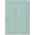 thumbnail image 2 of Addison Rugs Chantille Indoor/Outdoor Transitional Stripes Turquoise Washable Rectangle Rug, 5' x 7'6", 2 of 6