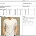 thumbnail image 3 of Camisetas Tops, Ropa De Estilo Chino Traje Tang - Camisa De Manga Corta De Kung Fu para Hombres - Blanco, 3 of 6
