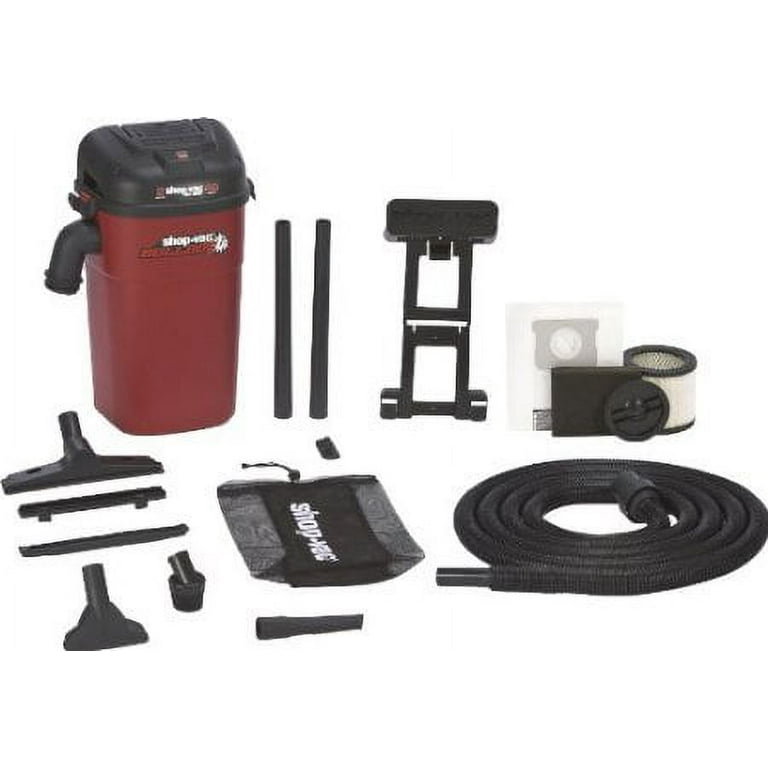 BullDog® 4.5 HP Wet/Dry Vacuum with 5 Gallon Plastic Tank Shop-Vac