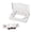 White, variant on RVGUARD RV Spring-Loaded Weatherproof Receptacle Cover in White (Receptacle Included)
