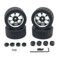 thumbnail image 1 of Remote Control Model Car Metal Wheel Hub Simulated Automobile Repairing Spare Replace Wheels Rim Assembly Replacement for WLtoys A949 A959 A969 A979, 1 of 7