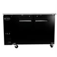thumbnail image 6 of Heavy Duty Commercial Black Back Bar Cooler with 2 solid doors (27" depth 58" length), 6 of 8