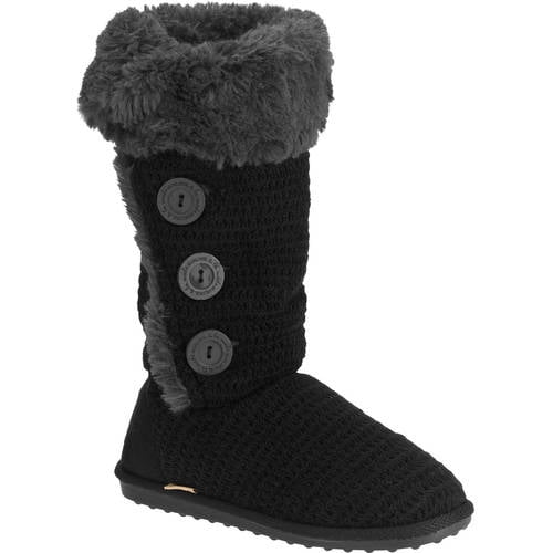 Muk Luks Ala Mode Women's Tall Knit Boot Slipper – Walmart Inventory ...