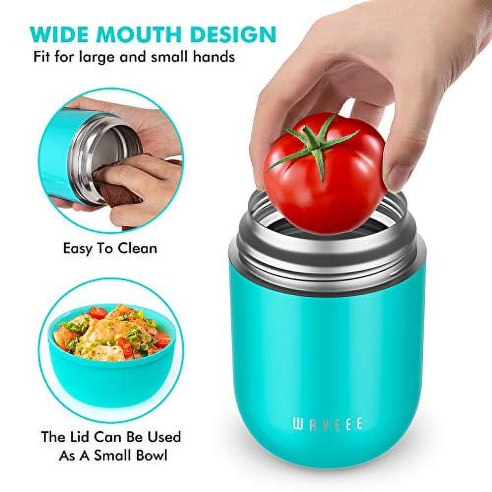 Woyibel Vacuum Insulated Food Jar, Kids Lunch Container, Stainless Steel  Leak Proof Wide Mouth Vacuum Thermal Insulated Food Container for Hot Or  Cold Food, Soups, Liquids - BPA Free, 630ml - Yahoo Shopping